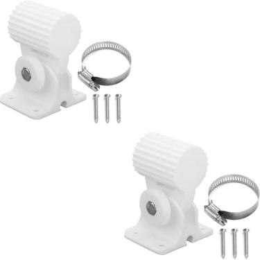 Imagem de Foruly Kit de suporte de parede de 2 peças para Ubiquiti Nanostation Ns-5ac Lo0o5ac Nsm5 Locom5 Nsm2 Locom2 Ltu Lite branco