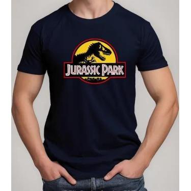 Imagem de Camiseta Camisa Algodão Adulto Feminina Masculina Filme Dinossauro Jur