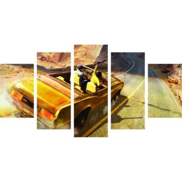 Imagem de Quadro Painel Decorativo Mosaico 5 Partes Pubg Mobile 81 - Nt Comunica