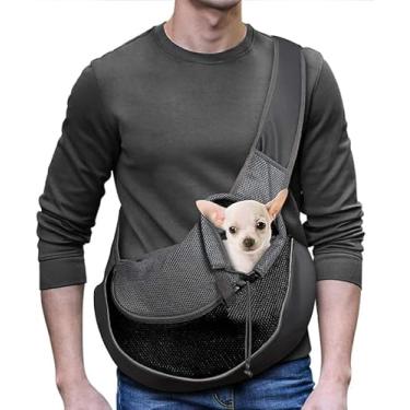 Imagem de Mochila Porta-pet com Mãos à Frente Cinto de Ombro Ajustável Bolsa Viagem para Cães Pequenos