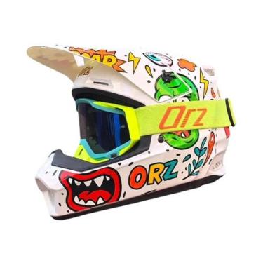 Imagem de Capacete Completo Para Corrida off Road De Motocicleta E Bicicleta Spe