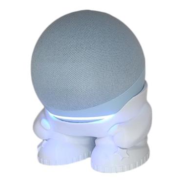 Imagem de Suporte para Echo Dot 5 e 4 Alexa Robo KPOP - Branco