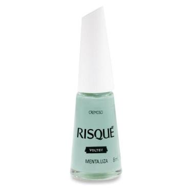 Imagem de Esmalte Risqué Verde Cremoso Menta.liza 8ml, 8ML, Verde