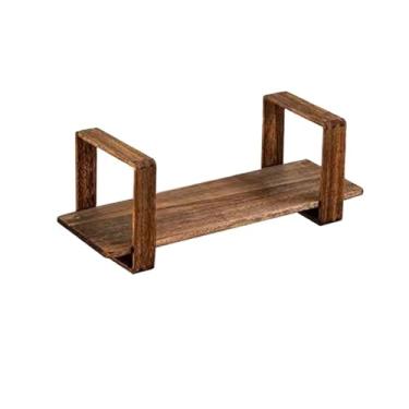 Imagem de CFGH6FDF Estante de livros ajustável para mesa, com alça de transporte, suporte organizador, para sala de estar, escritório, estudo, prateleira de livros independente