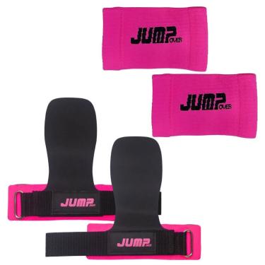 Imagem de Kit Hand Grip Evolution + Munhequeira Canelada - Jump Over-Unissex