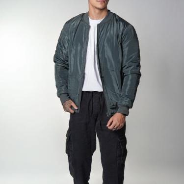 Imagem de Jaqueta Masculina 100 Poliéster Lisa Estilo Americana Colegio Escola D