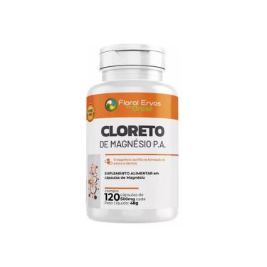 Imagem de Cloreto de Magnésio P.A 120 cápsulas Floral Ervas do Brasil-Unissex