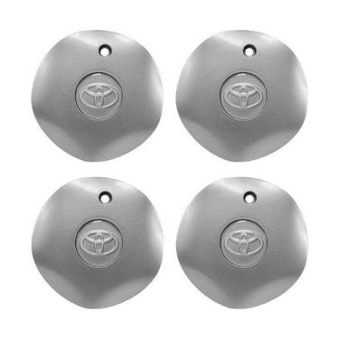 Imagem de Jogo Calota Central Toyota Corolla 1999 a 2001 aro 14 Prata - DCAPS