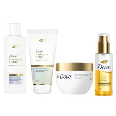Imagem de Kit Dove Bond Repair Shampoo 175ml + Condicionador 150ml + Máscara + Ó