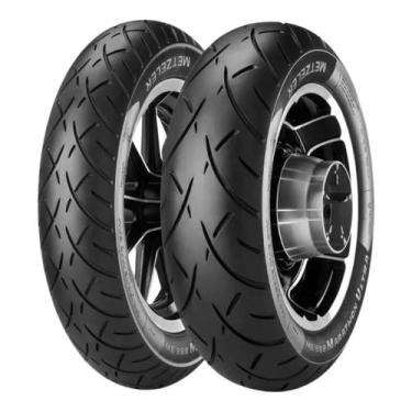 Imagem de Par Pneu Metzeler 110 90 18 170 80 b15 Me888 Moto