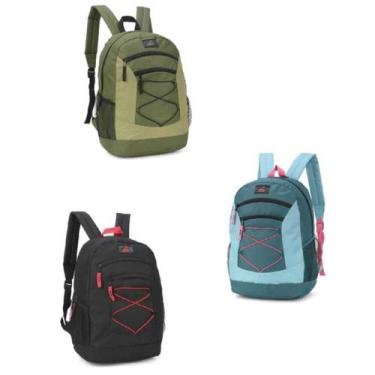 Imagem de Mochila de Costas Grande Adulto Juvenil Espaçosa ADV, Azul