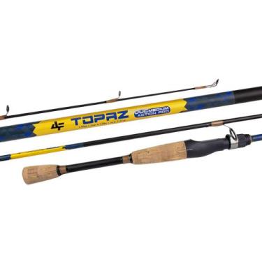 Imagem de Kit Barato 2un Vara Topaz Color Para Molinete 1,68m 6-12lbs - Albatroz