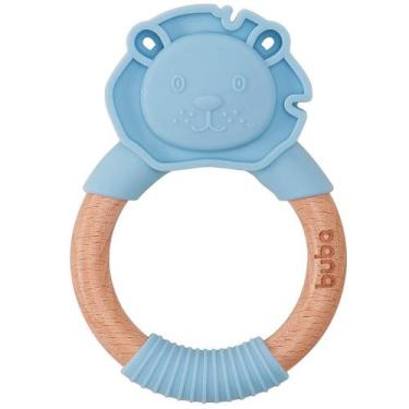 Imagem de Mordedor de Silicone e Bambu Buba - Leão Azul