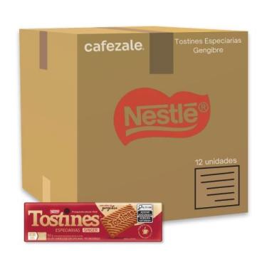 Imagem de Biscoito Tostines Especiarias Ginger Gengibre Kit 12un 150g, Tostines