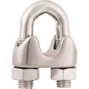 Imagem de Clips para cabo de aço 3/8" leve inox - Vonder