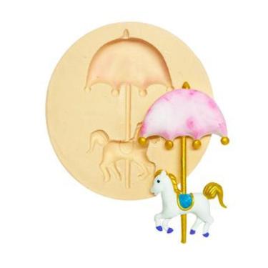 Imagem de Molde De Silicone Cavalo Carrossel