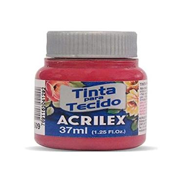 Imagem de Tinta Para Tecido Fosca, Acrilex, Vermelho Carmim, 37 ml