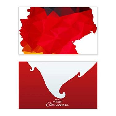 Imagem de Mapa da bandeira nacional da Alemanha com grafite, feriado, comemorações, cartão de felicitações, mensagem de Natal