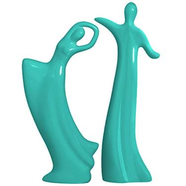 Imagem de Escultura Casal Dançante Ceramicas Pegorin Tiffany