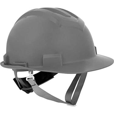 Imagem de Capacete Aba Frontal, Cinza, Com Jugular E Suspensão Com Catraca, Vonder Plus.