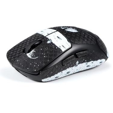 Imagem de Immoenuc Fita de aderência de mouse para Logitech G Pro Wireless/Pro 2 Lightspeed - antiderrapante, autoadesiva, pré-cortada, resistente ao suor, acessórios para mouse de jogo (padrão terra)
