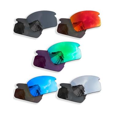 Imagem de Betterun 5 pares de lentes polarizadas antiarranhões para óculos de sol Oakley Flak 2.0 OO9295