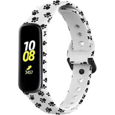 Imagem de Pulseiras Esportivas NSmart compativeis com Galaxy Fit2 SM-R220 (R220, Patinhas)