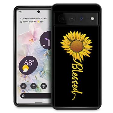 Imagem de ZHEGAILIAN Capa compatível com Google Pixel 7, linda capa de girassol Blessed Pixel 7 para meninas, capa protetora de TPU macio antiderrapante à prova de choque compatível com Google Pixel 7 de 6,4