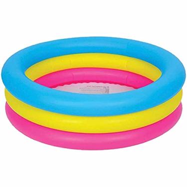 Imagem de Piscina Inflavel Infantil 90 Litros Banheira 3Aneis Sun Way