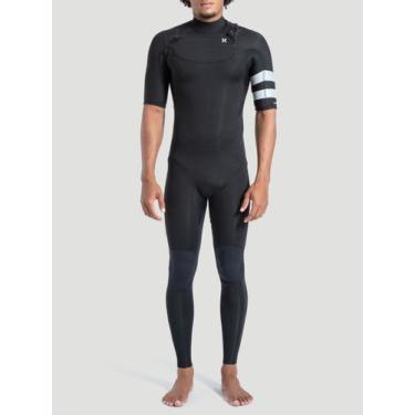 Imagem de Long John Hurley Advant 2/2 Mm Fullsuit Masculino Preto, G, Preto