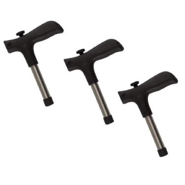 Imagem de Kit 3 Abridor Furador De Coco Verde Perfurador Inox 12,9Cm - Unyhome, 