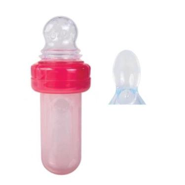Imagem de Porta Frutinha E Colher Dosadora Rosa 6m+ - Buba