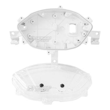 Imagem de Kit Lente Superior Carcaça Interna Painel Biz 125 - Plasmoto