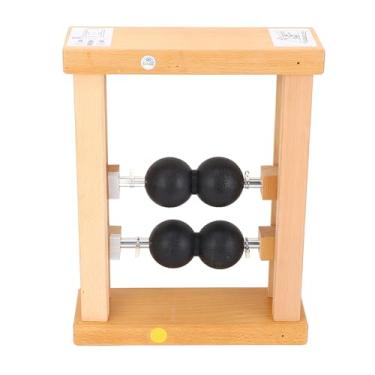 Imagem de Rolo Massageador de Antebraço, Bolas de Rolo de Força Ajustável, Madeira Antiderrapante para Atletas e Trabalhadores de Escritório