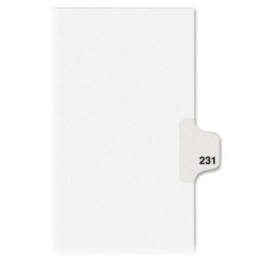 Imagem de Divisórias de exibição legais individuais Avery, estilo, 231, aba lateral, 21,59 x 27,94 cm, conjunto com 25 (82447)