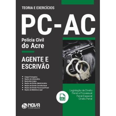 Imagem de Apostila PC-AC - Agente e Escrivão de Polícia - Nova Concursos
