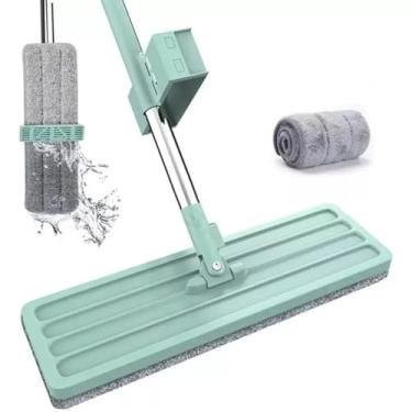 Imagem de Mop Giratório com Microfibra, Cabo Extensível 110cm, Giro 360°, Lavável