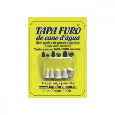 Imagem de Tapa Furo Para Cano Dagua Oidic Com 5 Pecas 12345