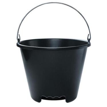 Imagem de Balde Especial Alça de Ferro Reforçado 12L Preto Arqplast