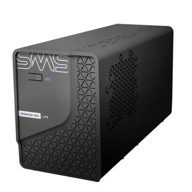 Imagem de Nobreak SMS Lite 600VA Mono/115V Senoidal 4 Tomadas Preto