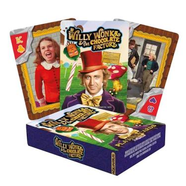 Imagem de Aquarius Willy Wonka Playing Cards - Willy Wonka Themed Deck of Cards for Your Favorite Card Games - Officially Licensed Willy Wonka Merchandise & Collectibles