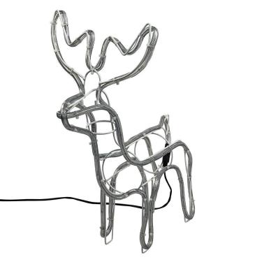 Imagem de Armação De Rena Macho Com Luzes De Led - Decoração Natal 220v