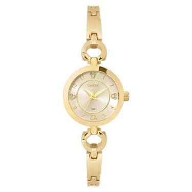 Imagem de Relógio Condor Feminino Ref: Co2035nog/5x Dourado Bracelete Mickey