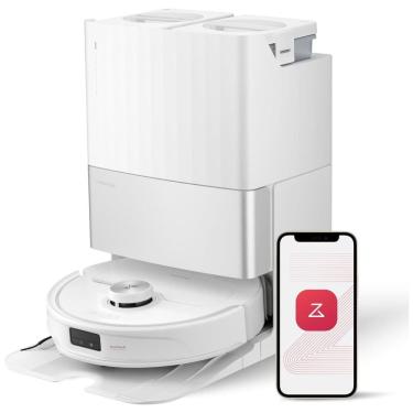 Imagem de Robô Aspirador e Esfregão Roborock Qrevo Master, 10.000Pa, Braço Flexível, Lavagem e Secagem Automáticas, Reconhecimento de Obstáculos,