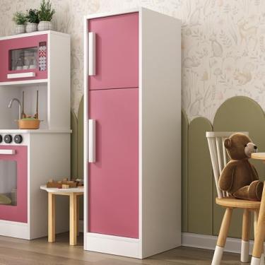 Imagem de Geladeira de Brinquedo Infantil em MDF (Rosa)