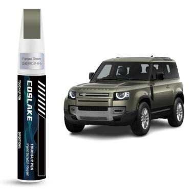 Imagem de COSLAKE Tinta de retoque de carro (verde pangea (2407/1DJ/HIH)) para Landrover, kit de reparo de arranhões de pintura de carro, solução rápida e fácil de reparar, caneta removedor de arranhões 2 em 1