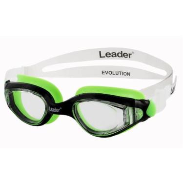 Imagem de Óculos Para Natação Evolution- Verde - LEADER