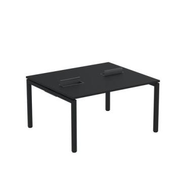 Imagem de Estação de Trabalho Mesa Plataforma Escritório Dupla para 2 Pessoas co