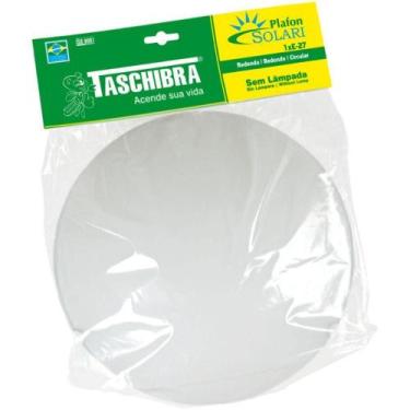 Imagem de Plafon Solari Redondo Branco Para 2 Lâmpadas E27 Bivolt - TASCHIBRA