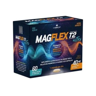 Imagem de Magflex T2 Ultra Colágeno Tipo2 Mag Vit D 60 Cáps Sem Sabor - La San D